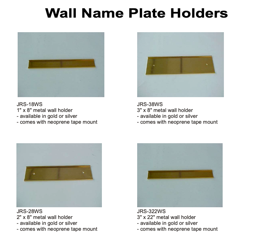 Engraved Nameplates
