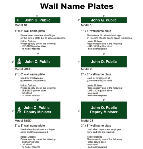 Engraved Nameplates